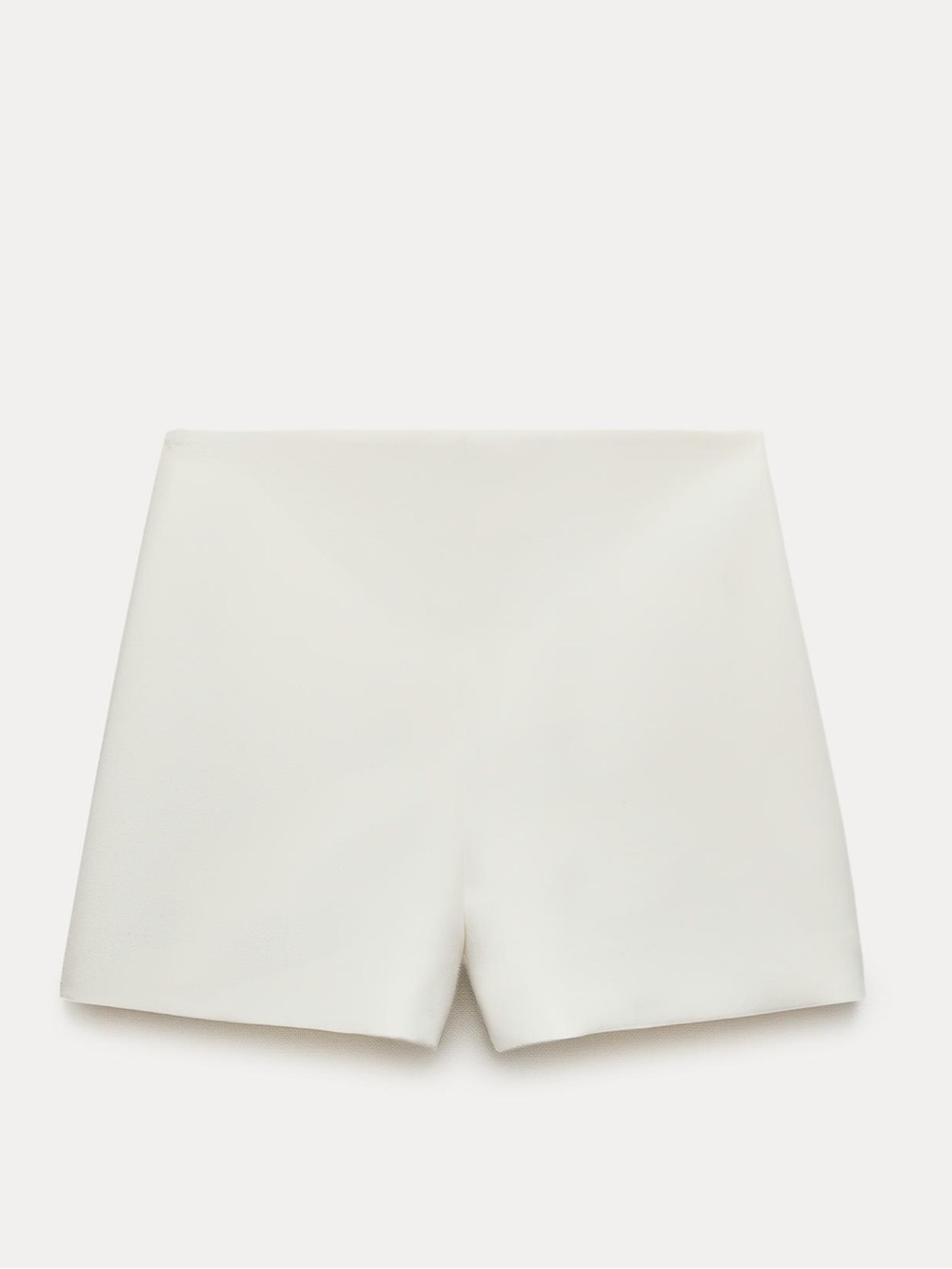 Zara Collection White Feather-Trim Cropped Blazer & High Waisted Shorts - Picture 2 of 6
